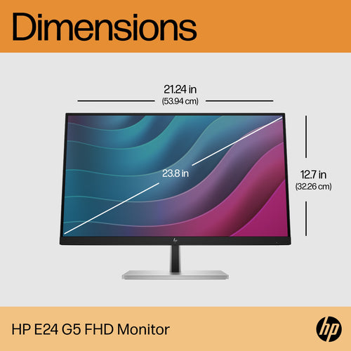 HP E24 G5 FHD No Stand Monitor HP E24 G5 FHD No Stand Monitor